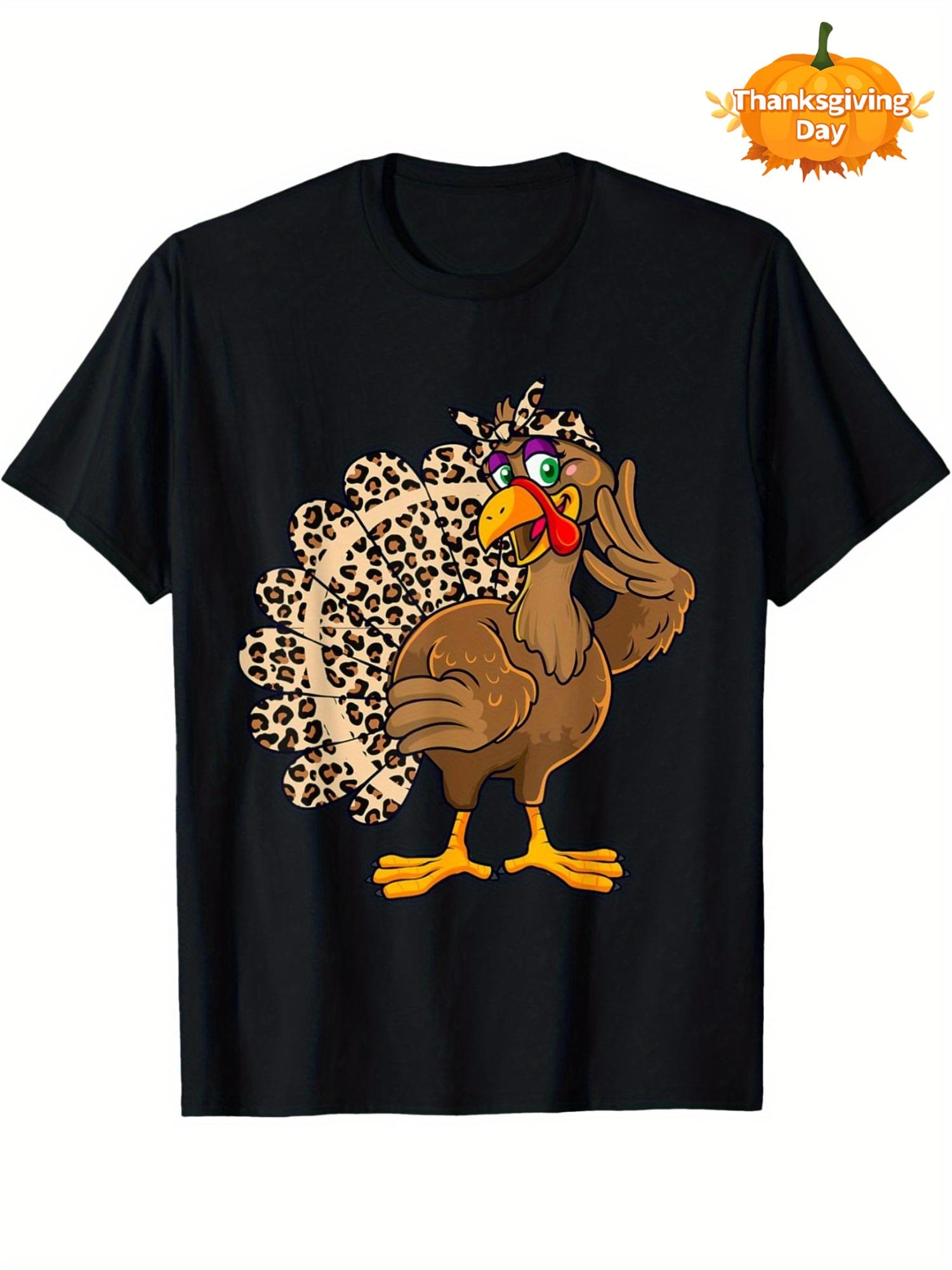 Thanksgiving Turkey Women Girl Leopard Print Autumn Fall T-Shirt Summer Comfortable Casual Short Sleeve T-Shirt 5XL різнокольоровий
Thanksgiving Turkey Women Girl Leopard Print Autumn Fall T-Shirt Summer Comfortable Casual Short Sleeve T-Shirt 5XL різнокольоровий