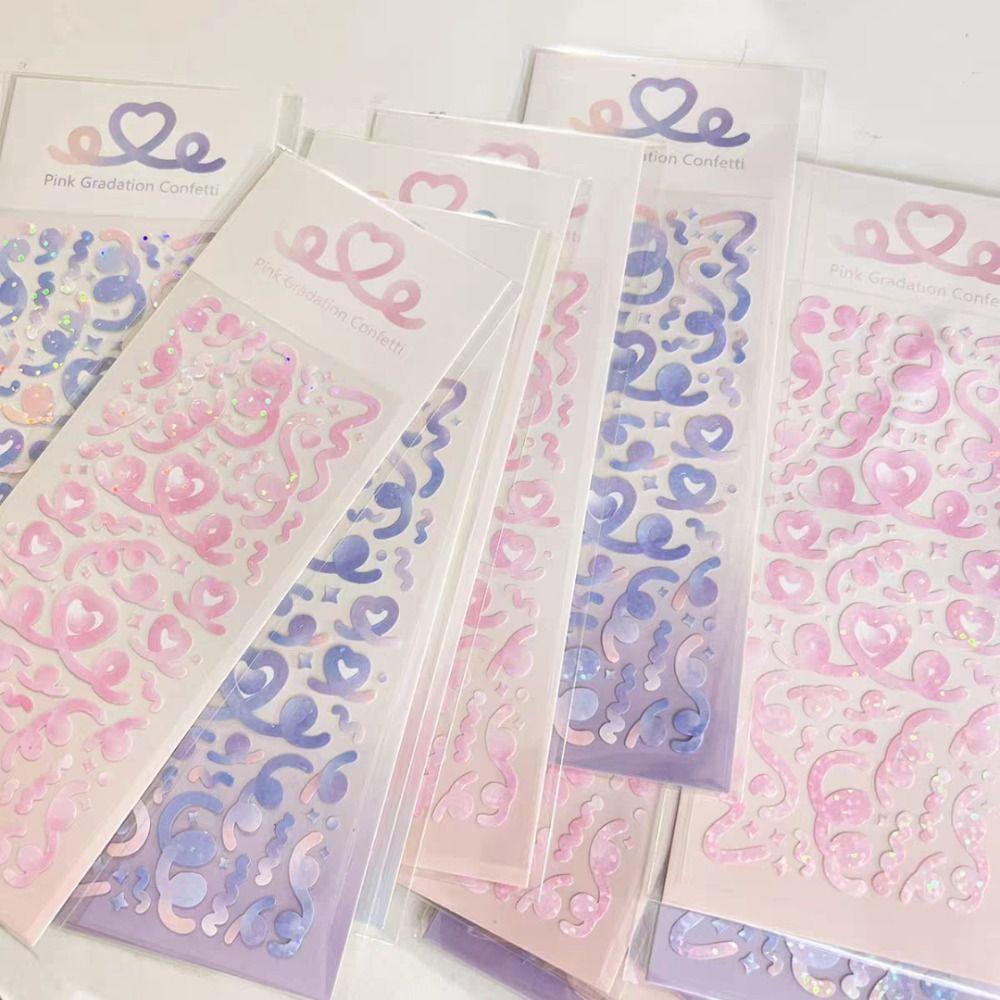 DIY Handbook Scrapbook Decor Laser Sticker Background Decorative Stickers Goo Card Sticker
DIY Handbook Scrapbook Decor Laser Sticker Background Decorative Stickers Goo Card Sticker