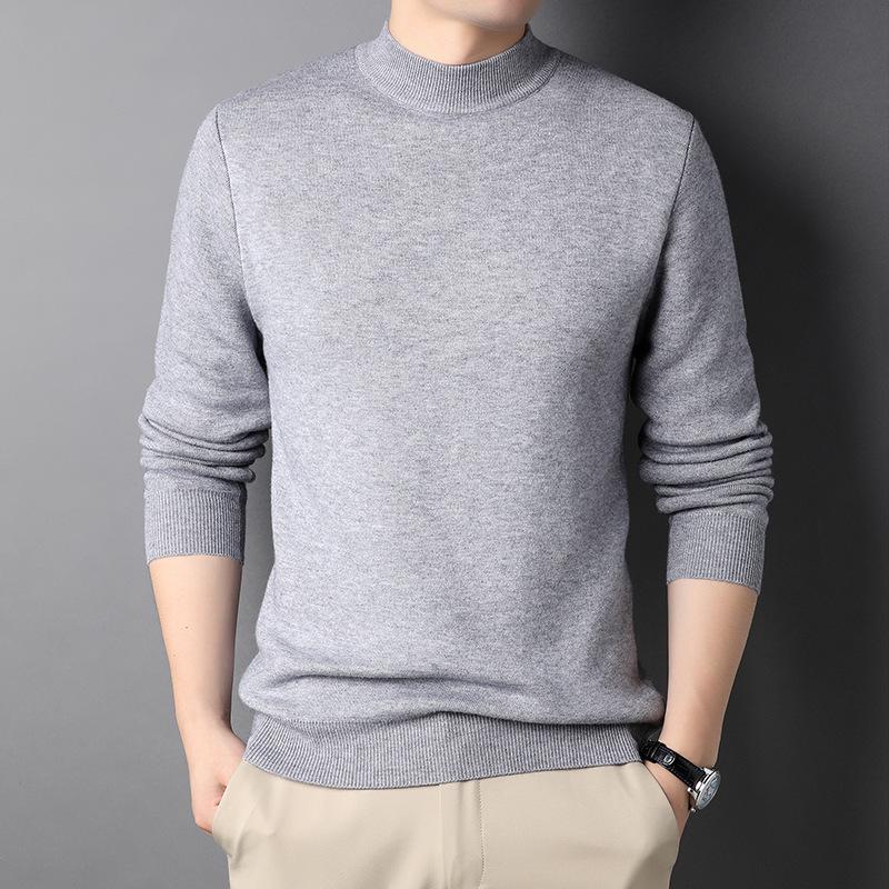 9-Color Half-High Neck Solid Sweater - Casual Fashion Knitwear for Young Styles 4XL for 185-200 jin
9-Color Half-High Neck Solid Sweater - Casual Fashion Knitwear for Young Styles 4XL for 185-200 jin