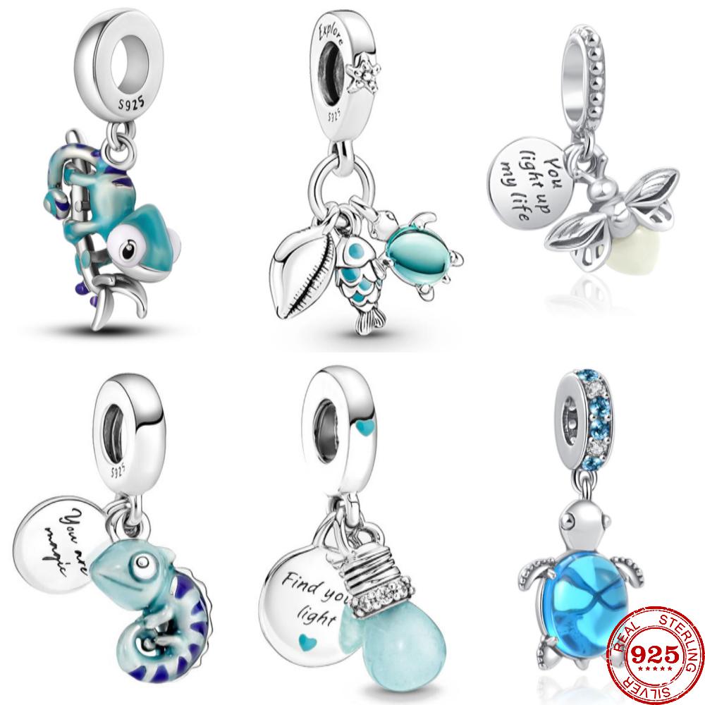 Charms Fit 925 Original Bracelets Chameleon Luminous Firefly Butterfly Silver 925 Charms Beads Fine DIY Jewelry Making
Charms Fit 925 Original Bracelets Chameleon Luminous Firefly Butterfly Silver 925 Charms Beads Fine DIY Jewelry Making