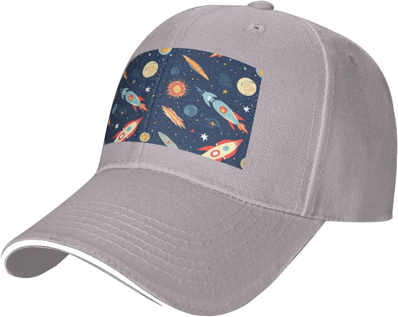 Space Rocket Planet Print Baseball Cap Polyester Casual Adjustable Dad Hat for Adult Unisex One Size
Space Rocket Planet Print Baseball Cap Polyester Casual Adjustable Dad Hat for Adult Unisex One Size