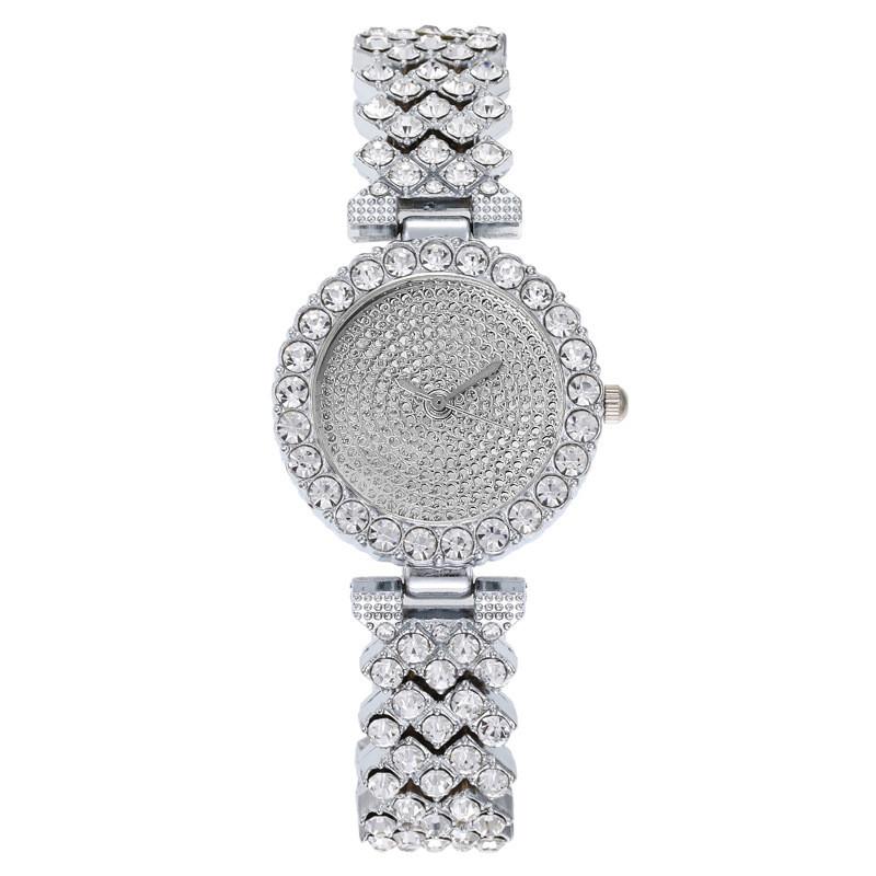 Fashion Ladies Rhinestone Watch With 24h Indicator And Metal Band For Gift Or Collection Silver
Fashion Ladies Rhinestone Watch With 24h Indicator And Metal Band For Gift Or Collection Silver