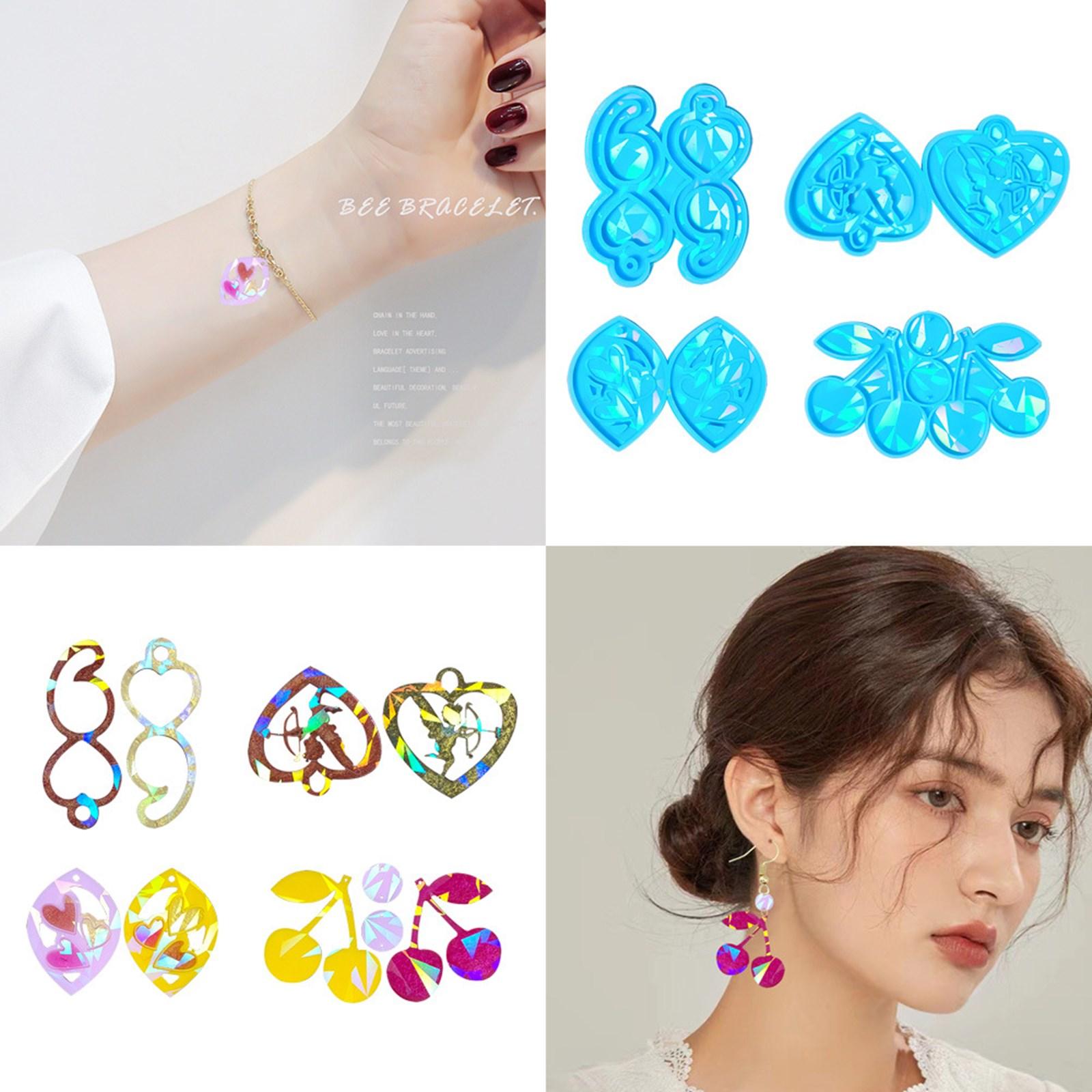 Heart Cherry Silicone Mold Holographic Resin Mold DIY Keychain Jewelry Earring Pendant Tool Craft Making Supplies 3 синій
Heart Cherry Silicone Mold Holographic Resin Mold DIY Keychain Jewelry Earring Pendant Tool Craft Making Supplies 3 синій