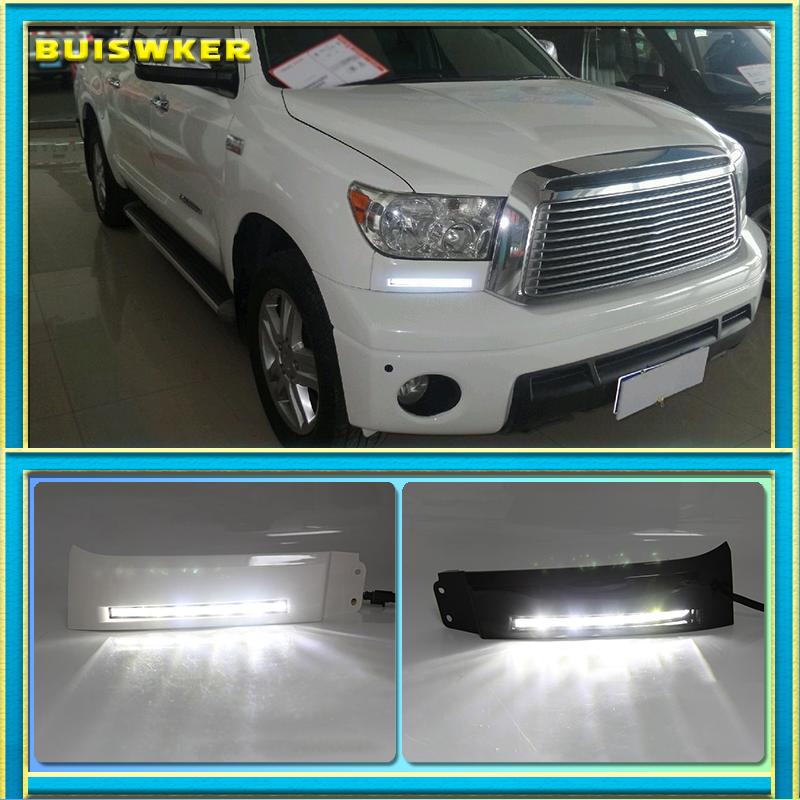 2 шт. 12 В автомобильные светодиодные дневные ходовые огни для Toyota Tundra Sequoia 2007 2008 2009 2010 2011 2012 2013 DRL белые противотуманные фары
2 шт. 12 В автомобильные светодиодные дневные ходовые огни для Toyota Tundra Sequoia 2007 2008 2009 2010 2011 2012 2013 DRL белые противотуманные фары