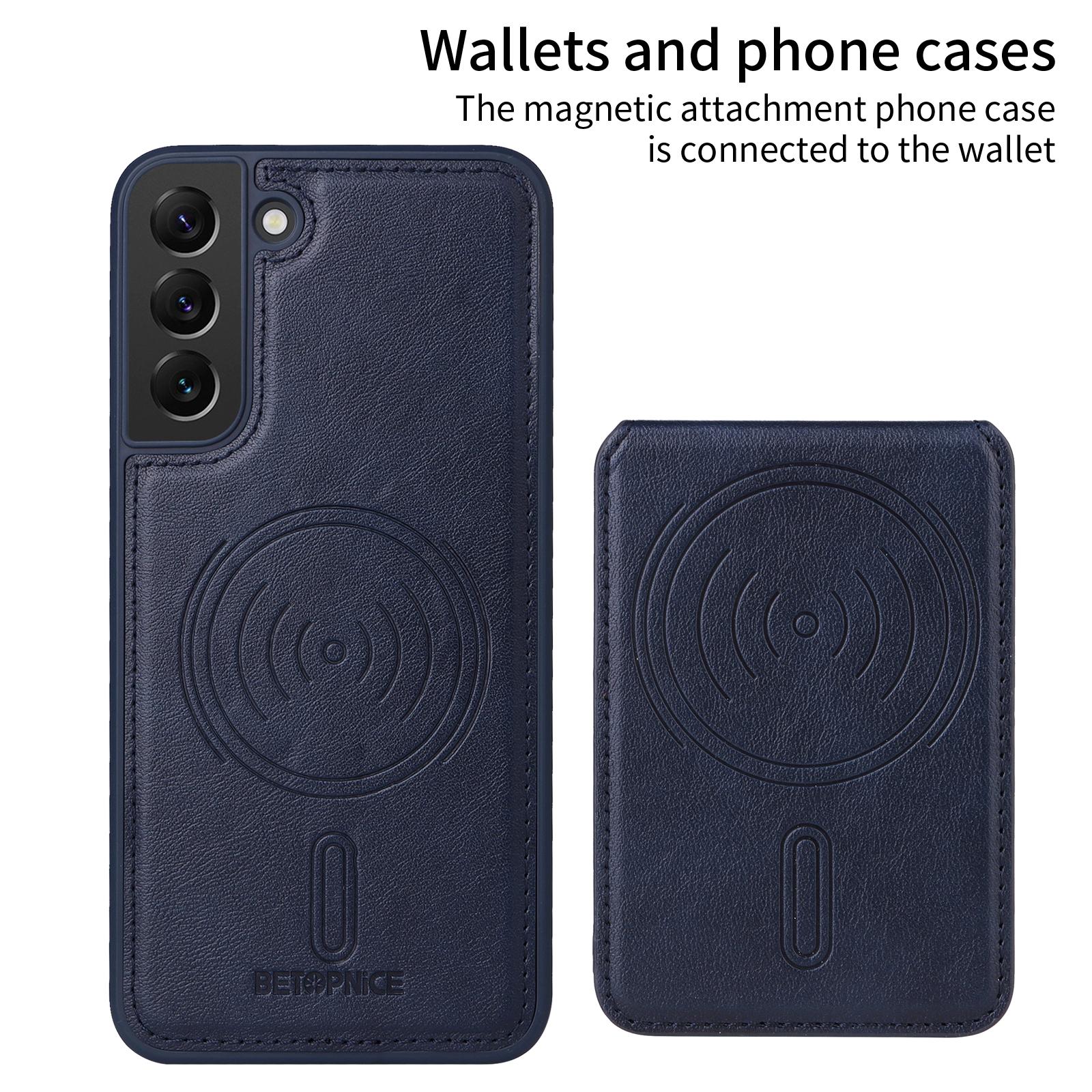 For Samsung Galaxy S22+ 5G Magnetic Case BETOPNICE RFID Blocking Leather Phone Back Cover with Detachable Card Bag Brown
For Samsung Galaxy S22+ 5G Magnetic Case BETOPNICE RFID Blocking Leather Phone Back Cover with Detachable Card Bag Brown