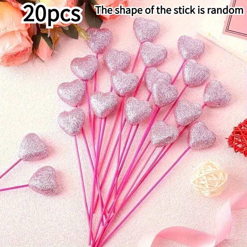 20pcs Hearts Shining Red & Pink Artificial Flower Bouquet - Valentine s Wedding Faux Blooms, Plastic Heart-Shaped for Decor
20pcs Hearts Shining Red & Pink Artificial Flower Bouquet - Valentine s Wedding Faux Blooms, Plastic Heart-Shaped for Decor