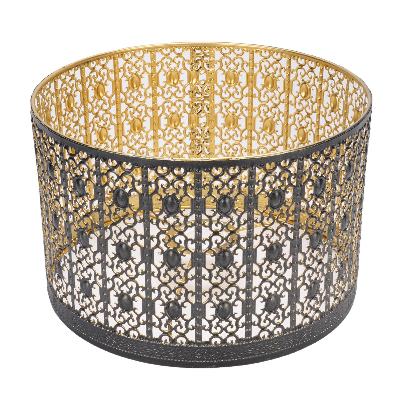 Metal Lamp Shade High Light Transmittance Modern Decorative Hollow Iron Lampshade for E14 E27 Bulbs
Metal Lamp Shade High Light Transmittance Modern Decorative Hollow Iron Lampshade for E14 E27 Bulbs