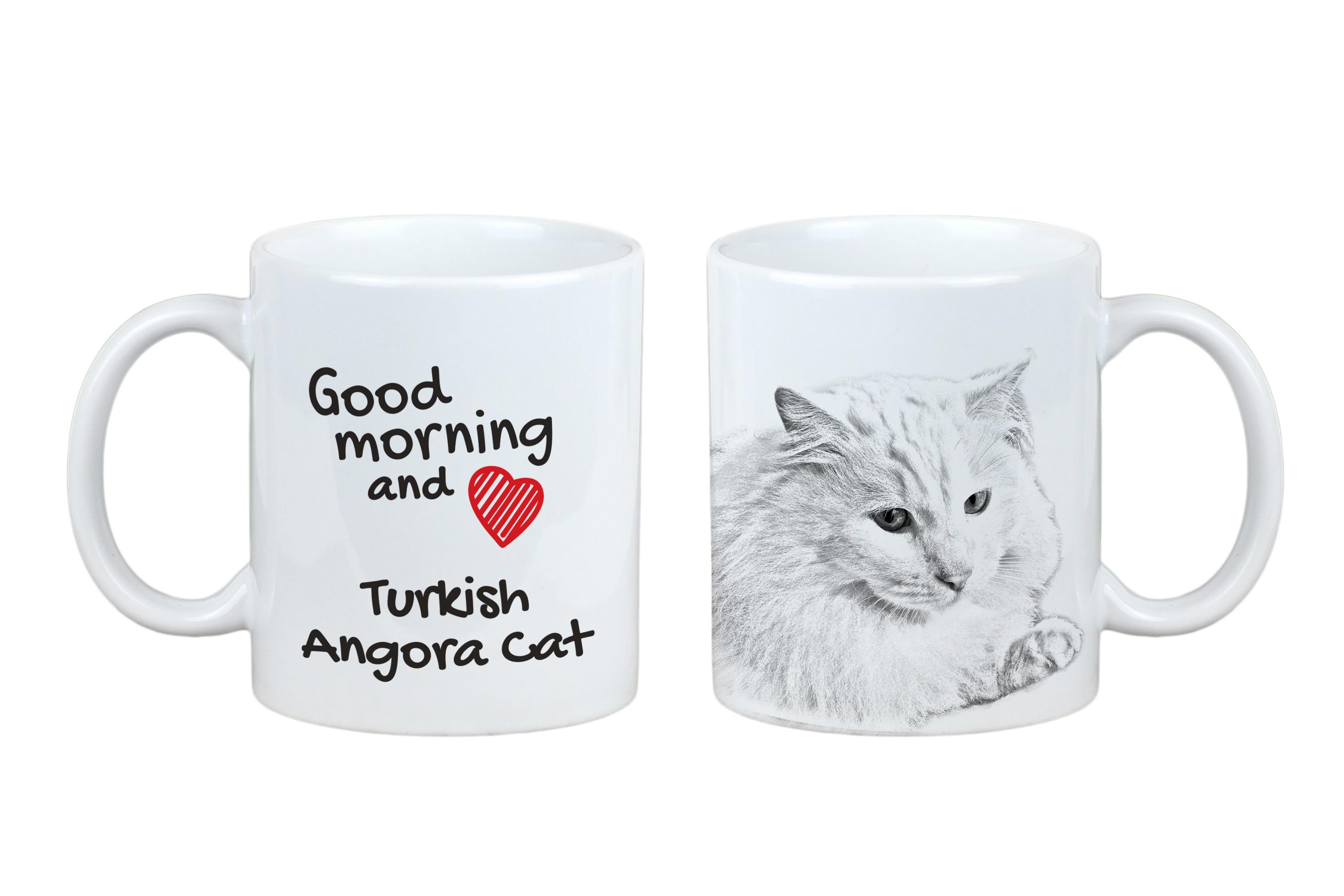 Turkish Angora - cat mug, personalized mug with print, classic gift for everyone from the Art-Dog brand білий
Turkish Angora - cat mug, personalized mug with print, classic gift for everyone from the Art-Dog brand білий