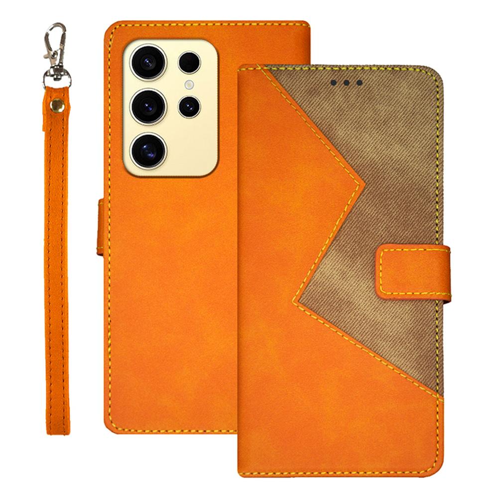 IDEWEI For Samsung Galaxy S25 Ultra Case Card Slots Splicing Color Leather Phone Cover Yellow
IDEWEI For Samsung Galaxy S25 Ultra Case Card Slots Splicing Color Leather Phone Cover Yellow