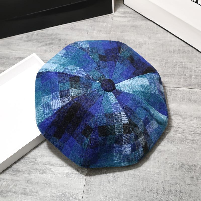 Tie Dye Harajuku Японская градиентная сетка Осень-зима Восьмиугольная шляпа Модная шерстяная шляпа художника газетчика Негабаритный берет в форме облака Клубный стиль 55-60cm синий
Tie Dye Harajuku Японская градиентная сетка Осень-зима Восьмиугольная шляпа Модная шерстяная шляпа художника газетчика Негабаритный берет в форме облака Клубный стиль 55-60cm синий
