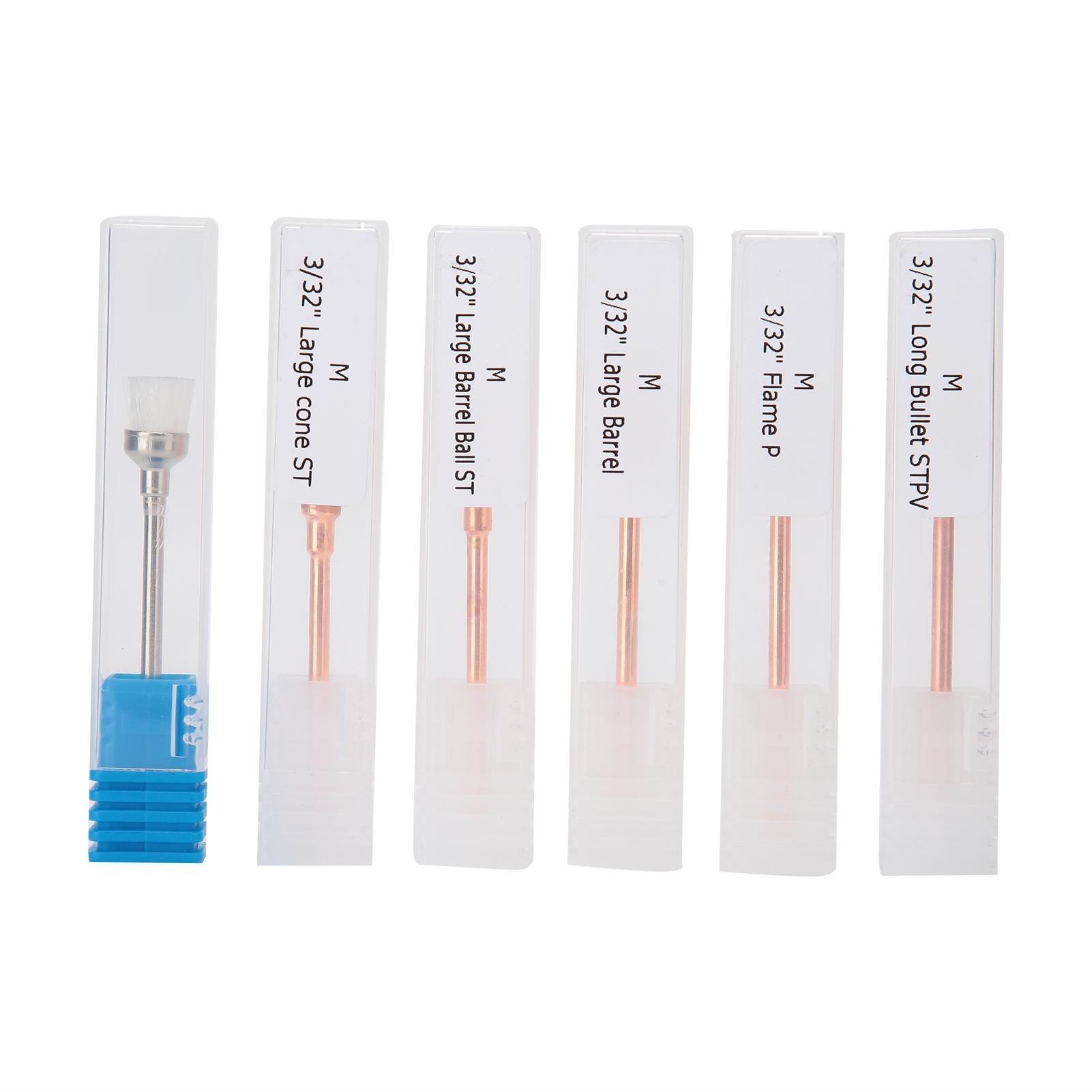 6pcs Rose Gold Nail Drill Bits Nail Art Polishing Grinding Head Dust Brush Manicure Tool Set
6pcs Rose Gold Nail Drill Bits Nail Art Polishing Grinding Head Dust Brush Manicure Tool Set