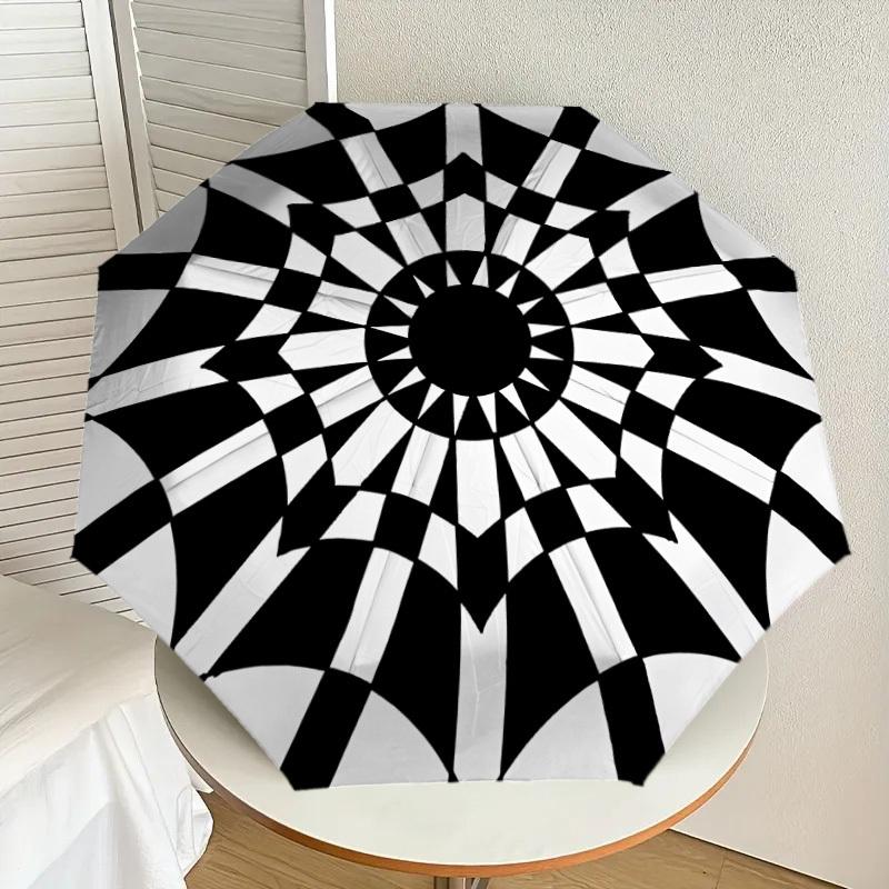 1pc Optical Illusion Automatic Folding Umbrella, Heavy-Duty 8-Rib Construction, Perfect for Everyday yy251114137
1pc Optical Illusion Automatic Folding Umbrella, Heavy-Duty 8-Rib Construction, Perfect for Everyday yy251114137