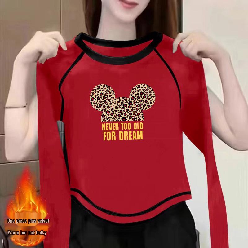 Women s Double-Sided German Velvet Long-Sleeve T-Shirt - 2024 New Versatile Autumn/Winter INS Style Chic Top M (suggested 100-115 jin)
Women s Double-Sided German Velvet Long-Sleeve T-Shirt - 2024 New Versatile Autumn/Winter INS Style Chic Top M (suggested 100-115 jin)