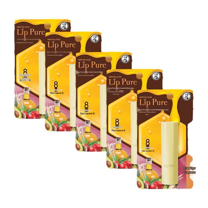 Mentholatum Honey Essential Oil Rosehip Lip Balm (5-Pack)
Mentholatum Honey Essential Oil Rosehip Lip Balm (5-Pack)