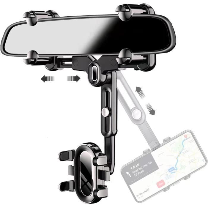 Support de Téléphone de Voiture Pour Rétroviseur Réglable Rétractable Rotatif 360 Support de Navigation Pour Smartphone 4 à 7 Pouces
Support de Téléphone de Voiture Pour Rétroviseur Réglable Rétractable Rotatif 360 Support de Navigation Pour Smartphone 4 à 7 Pouces
