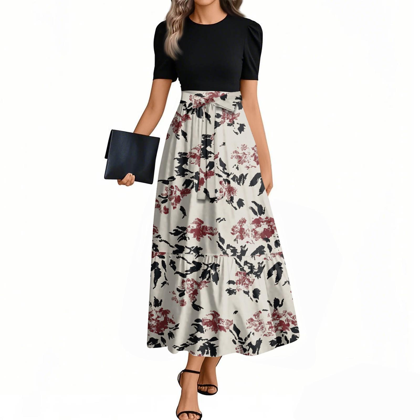 Женское модное повседневное платье с коротким рукавом и круглым вырезом с цветочной вышивкой, элегантное, темпераментное S белый
Женское модное повседневное платье с коротким рукавом и круглым вырезом с цветочной вышивкой, элегантное, темпераментное S белый