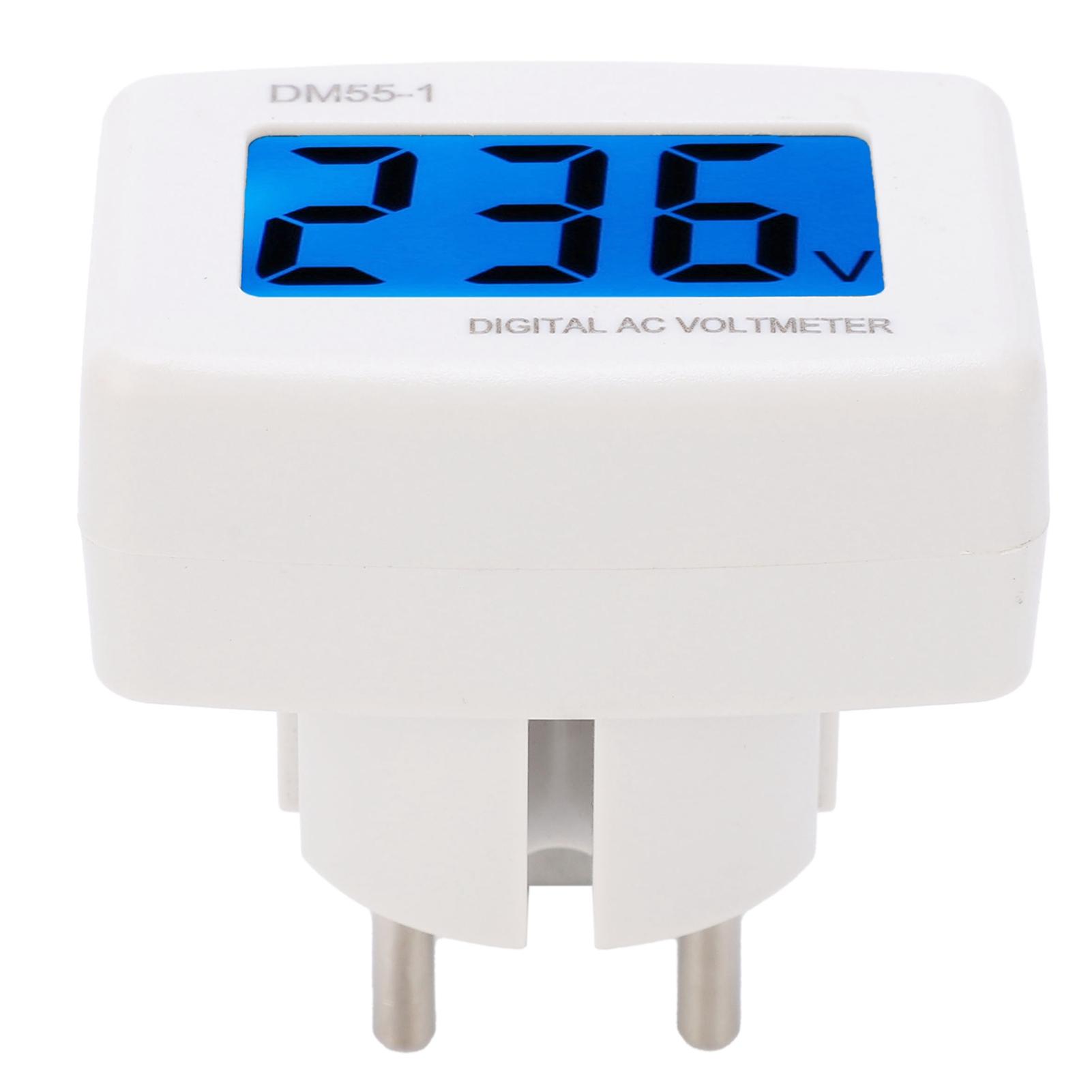 Digital AC Voltage Meter Household Power Energy Voltmeter Ammeter DM55-1 білий
Digital AC Voltage Meter Household Power Energy Voltmeter Ammeter DM55-1 білий