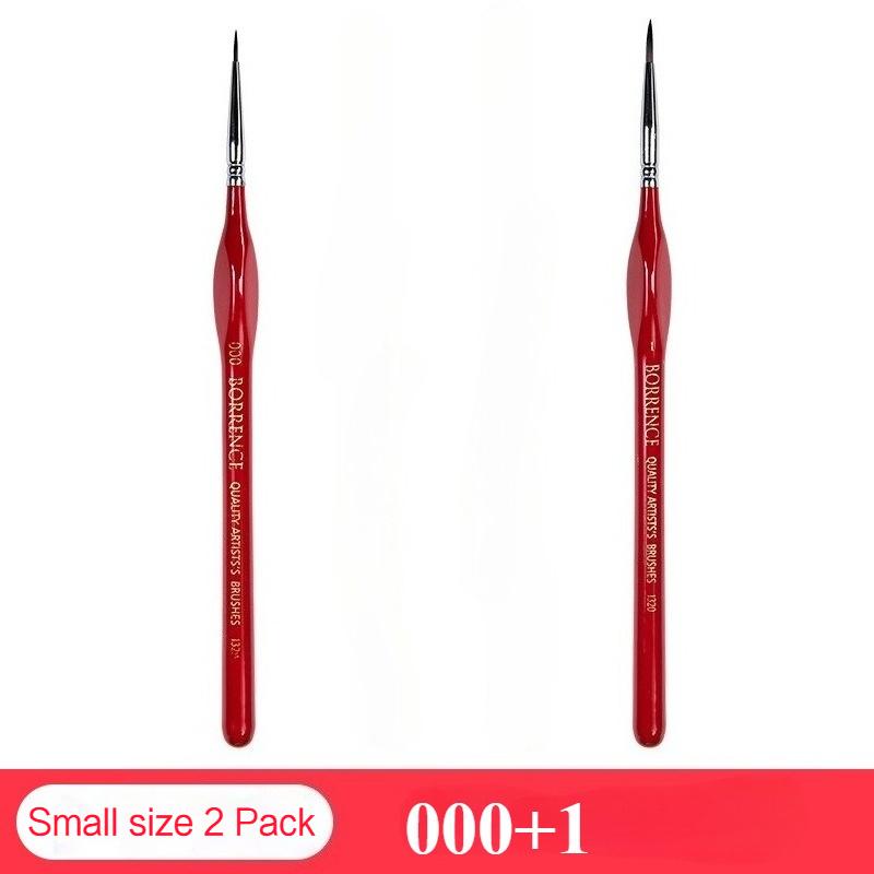 Red Miniature Hook Line Pen 2/4/5/9pcs for Extra Fine Detail Gouache Paint Model Art Nail Drawing Professional Paint Brush Set
Red Miniature Hook Line Pen 2/4/5/9pcs for Extra Fine Detail Gouache Paint Model Art Nail Drawing Professional Paint Brush Set