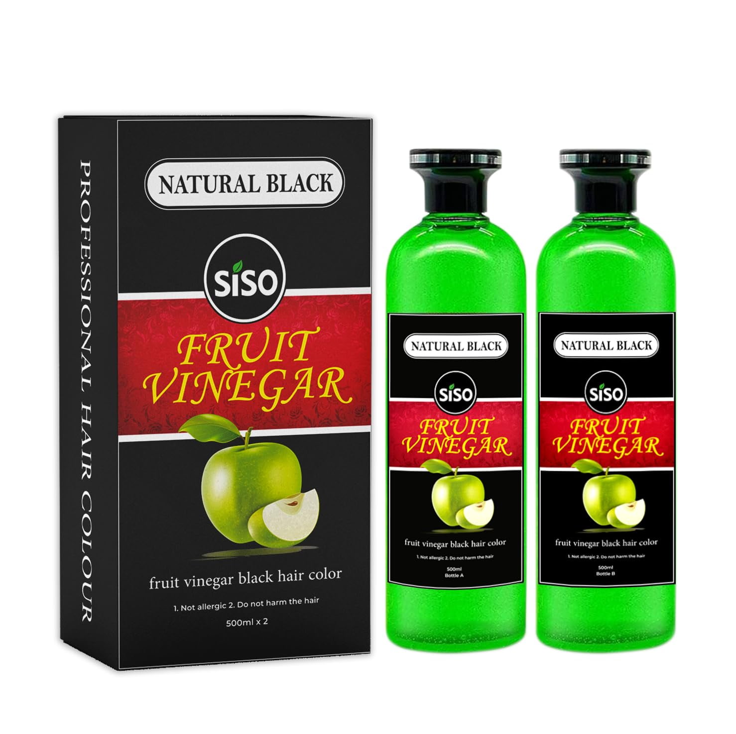 Краска для волос Siso Fruit Vinegar, натуральная черная краска для ухода за волосами, натуральная краска без аммиака (500мл х 2)
Краска для волос Siso Fruit Vinegar, натуральная черная краска для ухода за волосами, натуральная краска без аммиака (500мл х 2)