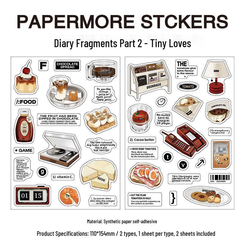 Korean Style Daily Planner Stickers: PaperMore Vol. 2
Korean Style Daily Planner Stickers: PaperMore Vol. 2