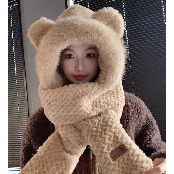 Cute Ear Hat, Autumn and Winter Scarf, Three-Piece Set with Gloves, Women s Warm Versatile Hat, Plush Integrated Thickened Set Three-piece set of woven
Cute Ear Hat, Autumn and Winter Scarf, Three-Piece Set with Gloves, Women s Warm Versatile Hat, Plush Integrated Thickened Set Three-piece set of woven