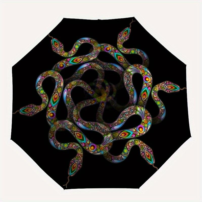 1pc Snakes, Mandala Automatic Open/close Folding Umbrella, Compact Portable Travel Umbrella, Durable Construction yy250809065
1pc Snakes, Mandala Automatic Open/close Folding Umbrella, Compact Portable Travel Umbrella, Durable Construction yy250809065
