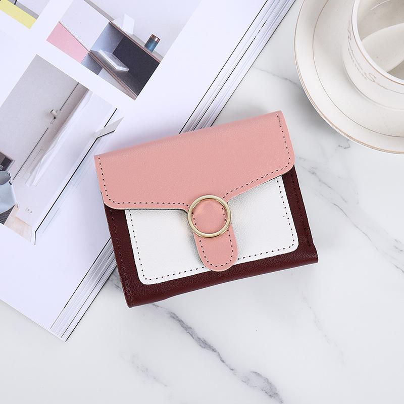 New women s short wallet female color matching simple student multi-card zipper multi-function wallet card bag female абрикосовий
New women s short wallet female color matching simple student multi-card zipper multi-function wallet card bag female абрикосовий