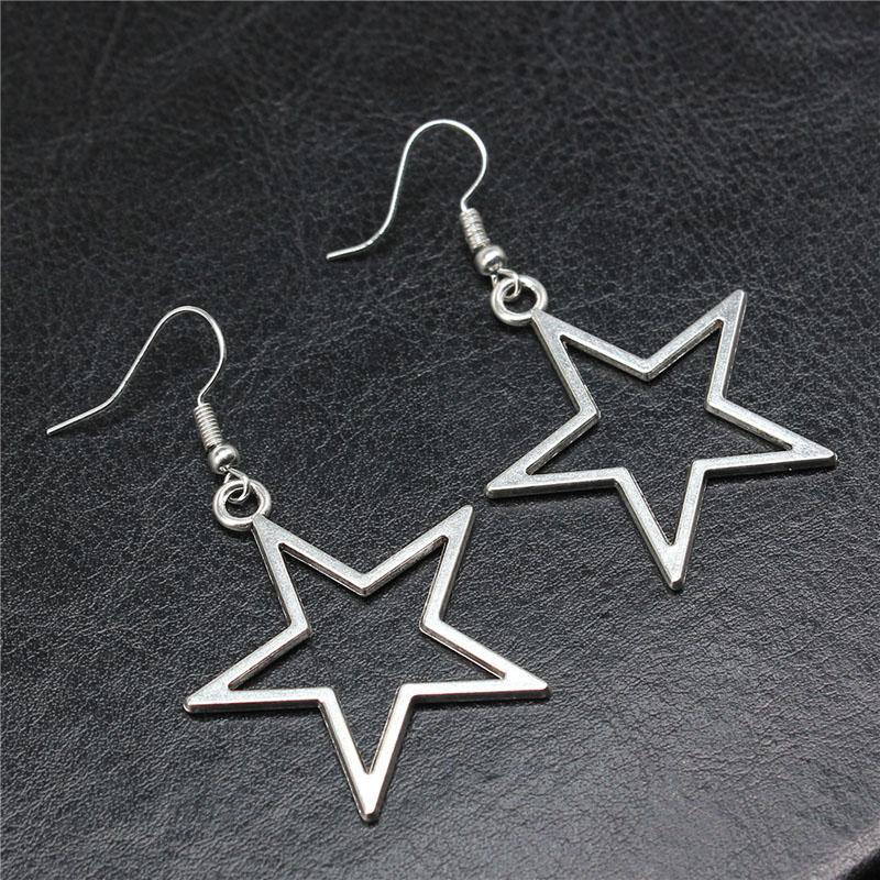 Fashion Hip hop Simple Design Copper Color Hollow Star Pendant Earrings Women Vintage Earrings Gifts for Girls Female
Fashion Hip hop Simple Design Copper Color Hollow Star Pendant Earrings Women Vintage Earrings Gifts for Girls Female