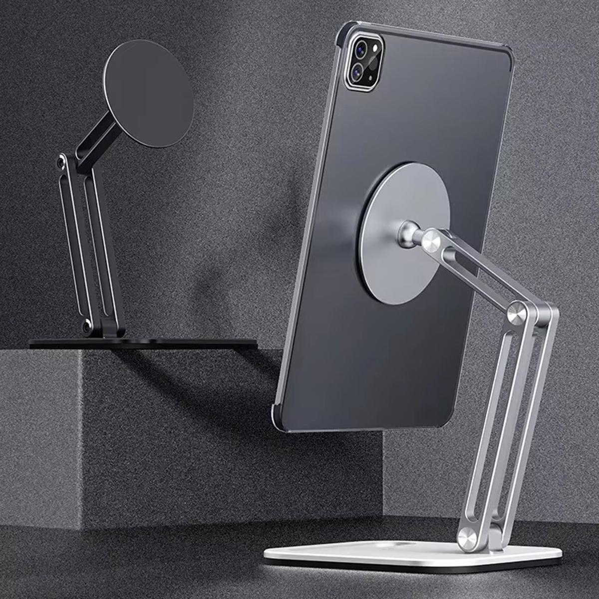 BONERUY C47 Magnetic Tablet Stand Dual Arm Foldable Aluminum Alloy Desktop Mount Holder Black
BONERUY C47 Magnetic Tablet Stand Dual Arm Foldable Aluminum Alloy Desktop Mount Holder Black