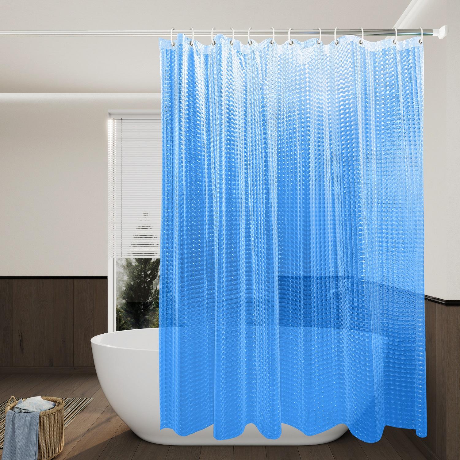 Blue Cat-Eye Shower Curtain, Bathroom Partition Curtain, with a Unique Texture Like Flowing Blues Art 120x180CM
Blue Cat-Eye Shower Curtain, Bathroom Partition Curtain, with a Unique Texture Like Flowing Blues Art 120x180CM