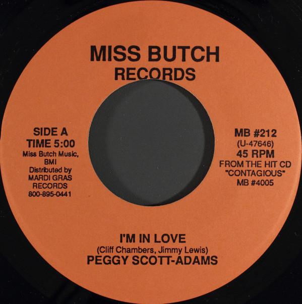 7inch Record PEGGY SCOTT - I m In Love MB212 Miss Butch Reco 1998 US Soul/Funk Used
7inch Record PEGGY SCOTT - I m In Love MB212 Miss Butch Reco 1998 US Soul/Funk Used