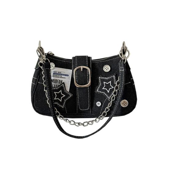 Grunge Hobo Bag Denim Shoulder Bag Underarm Bag Vintage Crossbody Bag Casual Handbag for Women Girls Daily Outings Street чорний
Grunge Hobo Bag Denim Shoulder Bag Underarm Bag Vintage Crossbody Bag Casual Handbag for Women Girls Daily Outings Street чорний