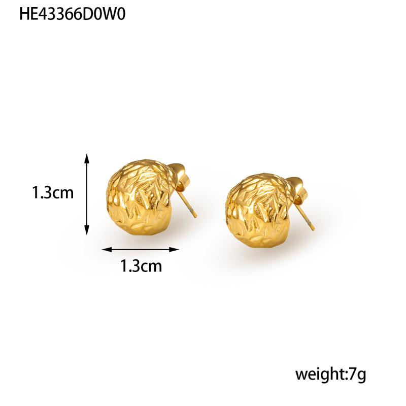 CARLIDANA High Polished Round Oval Shape Earring Stainless Steel Stud Style for Women Fashionable Shiny Waterproof Jewelry
CARLIDANA High Polished Round Oval Shape Earring Stainless Steel Stud Style for Women Fashionable Shiny Waterproof Jewelry