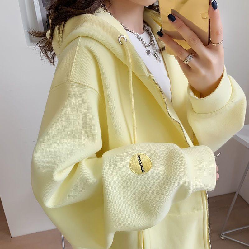 2025 Candy Color Plus Velvet Zipper Cardigan: Thick, Loose, Slimming Harajuku Jacket for Women and Students 2XL
2025 Candy Color Plus Velvet Zipper Cardigan: Thick, Loose, Slimming Harajuku Jacket for Women and Students 2XL