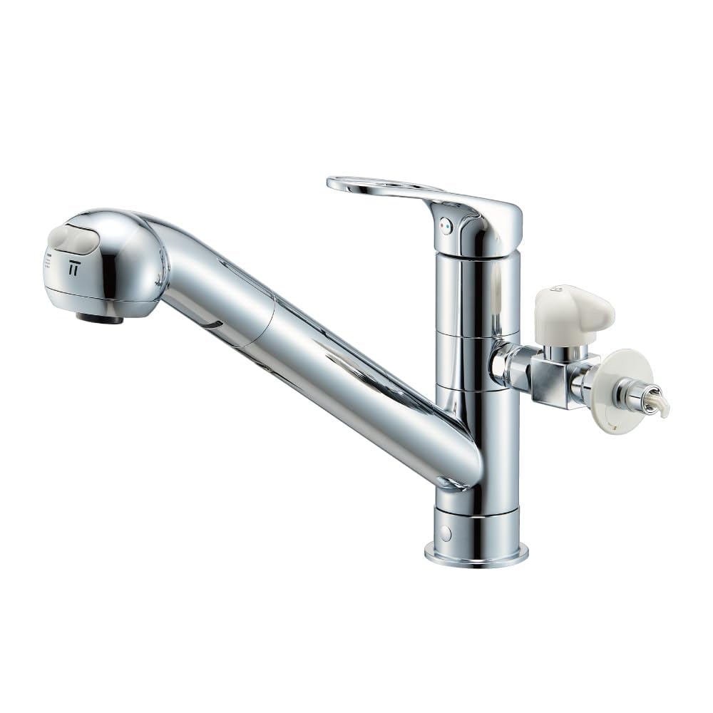 SANEI Spray Diverter Mixing Faucet with Hot and Cold Water and for Supplying Water to Single-Hole Pull-Out Hose, Diverter, Valve, Dishwashers, etc.
SANEI Spray Diverter Mixing Faucet with Hot and Cold Water and for Supplying Water to Single-Hole Pull-Out Hose, Diverter, Valve, Dishwashers, etc.