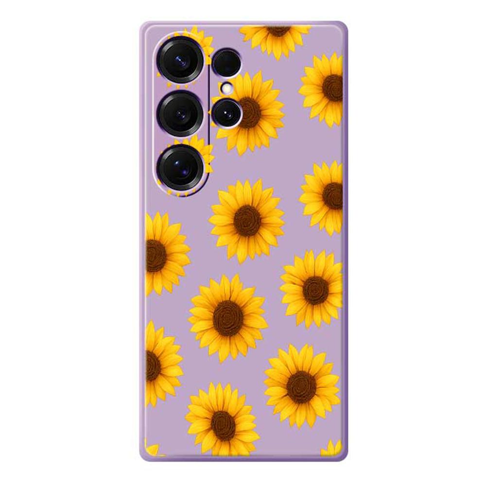 For Samsung Galaxy S25 Ultra Case Sunflowers Pattern Printing Straight Edge TPU Phone Back Cover Purple
For Samsung Galaxy S25 Ultra Case Sunflowers Pattern Printing Straight Edge TPU Phone Back Cover Purple