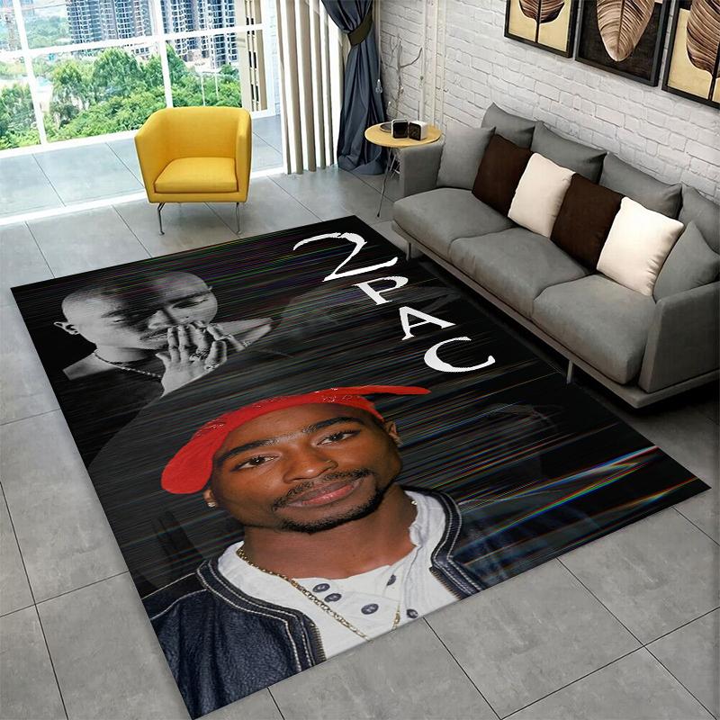 Ковер с изображением рэперов Эминема Тупака 2pac Хип-хоп Рэп Бог для игровой комнаты, спальни, гостиной, дивана, домашнего декора, детский коврик, нескользящий 40x60cm
Ковер с изображением рэперов Эминема Тупака 2pac Хип-хоп Рэп Бог для игровой комнаты, спальни, гостиной, дивана, домашнего декора, детский коврик, нескользящий 40x60cm