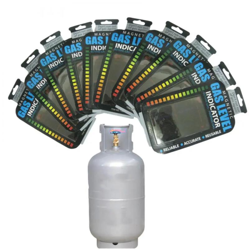 1~5PCS Gas Tank Level Indicator Propane Butane LPG Fuel Level Indicator Magnetic Gauge Bottle Temperature Measuring
1~5PCS Gas Tank Level Indicator Propane Butane LPG Fuel Level Indicator Magnetic Gauge Bottle Temperature Measuring