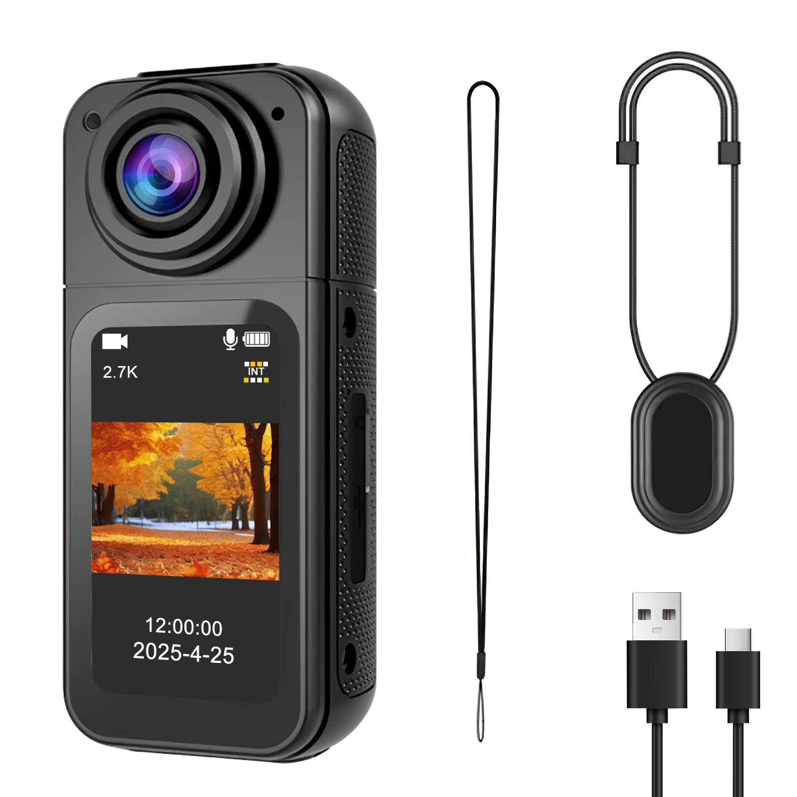 HUAJUN Sports Ultra Small Action Action Latest 2k inch Small Video IPS 180 Degree Rotating Loop 1 Hour of Continuous Neck Magnetic Life Easy to Easy чорний
HUAJUN Sports Ultra Small Action Action Latest 2k inch Small Video IPS 180 Degree Rotating Loop 1 Hour of Continuous Neck Magnetic Life Easy to Easy чорний