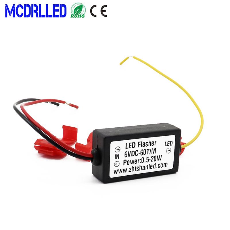 2PCS Auto Flash Strobe Controller For Car LED Turn Signal Control 6-12V Relay Harness Dimmer On/Off Car Light Accessories 6-12VDC-90T
2PCS Auto Flash Strobe Controller For Car LED Turn Signal Control 6-12V Relay Harness Dimmer On/Off Car Light Accessories 6-12VDC-90T