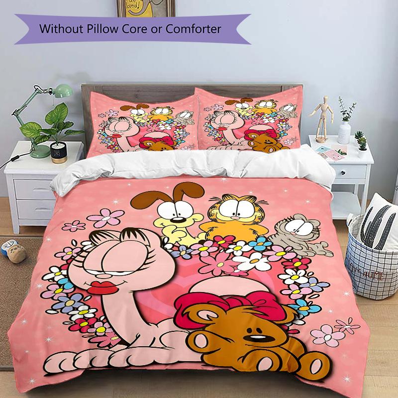3pcs Garfield and Friends Quilt Set Cartoon Themed Bed Quilt Set Lovely Character Bedroom Decor Bed Quilt Set Four Seasons (1 Cover + 2Pillowcase 135x200cm
3pcs Garfield and Friends Quilt Set Cartoon Themed Bed Quilt Set Lovely Character Bedroom Decor Bed Quilt Set Four Seasons (1 Cover + 2Pillowcase 135x200cm