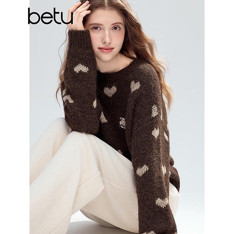 Betu Women s Sweet Heart Pattern Long-Sleeve Sweater M
Betu Women s Sweet Heart Pattern Long-Sleeve Sweater M