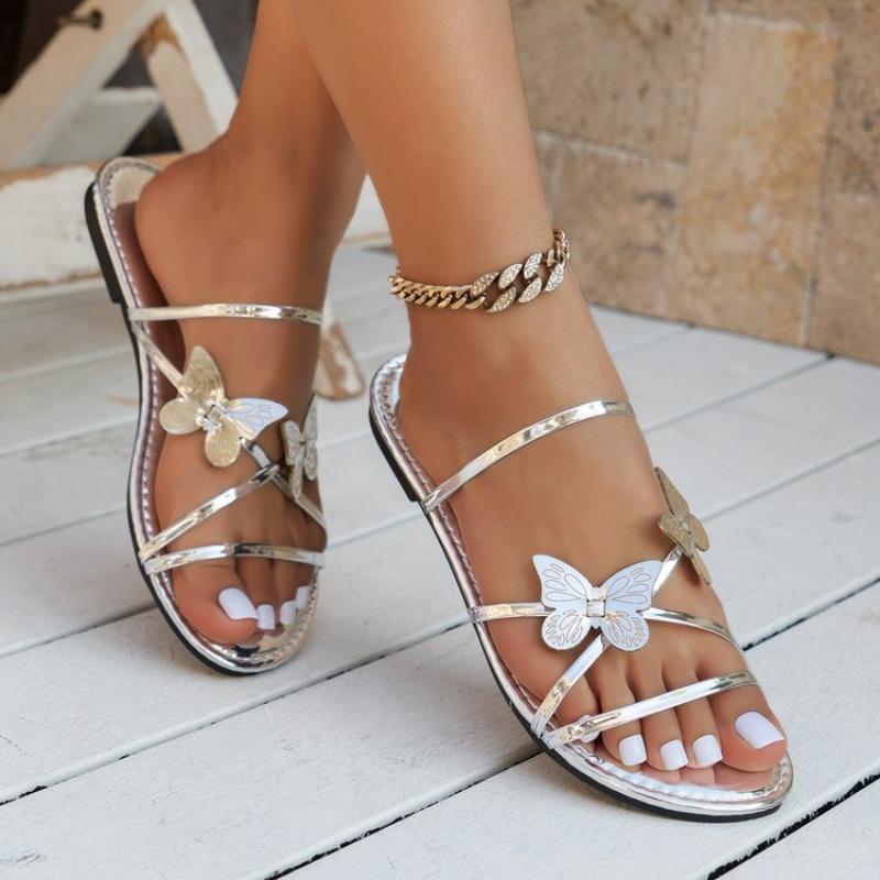 Butterfly Women Slippers Fashion Open Toe Low-heeled Slippers Women Summer Casual Cozy Slides Female Flip Flops Large Size
Butterfly Women Slippers Fashion Open Toe Low-heeled Slippers Women Summer Casual Cozy Slides Female Flip Flops Large Size