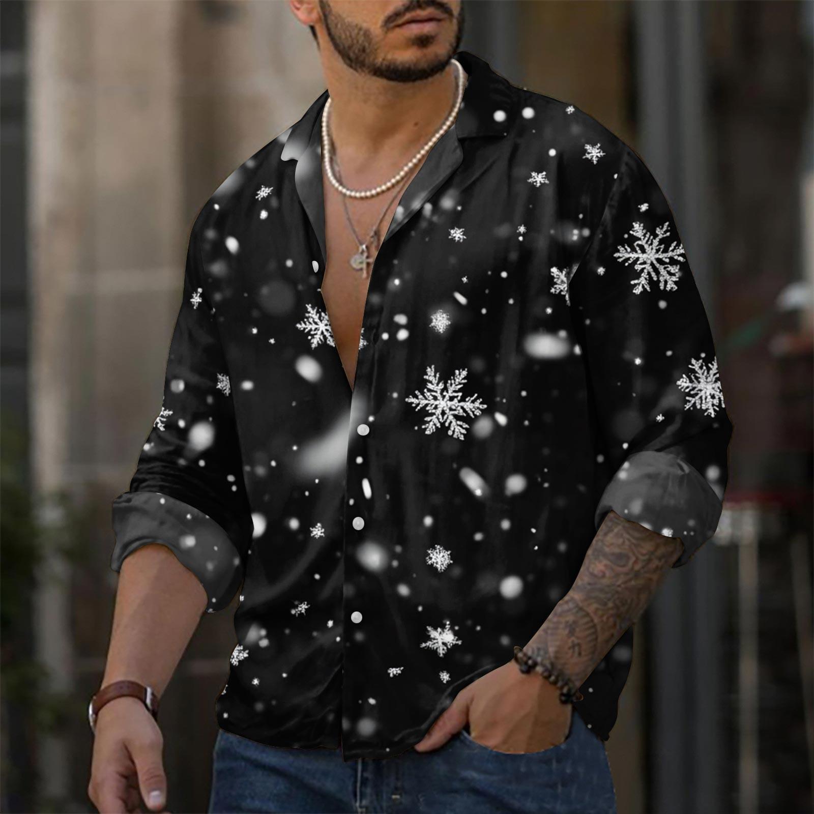 Мужская повседневная свободная рубашка с длинными рукавами, модная рубашка с лацканами, топ XXXXXL чёрный
Мужская повседневная свободная рубашка с длинными рукавами, модная рубашка с лацканами, топ XXXXXL чёрный