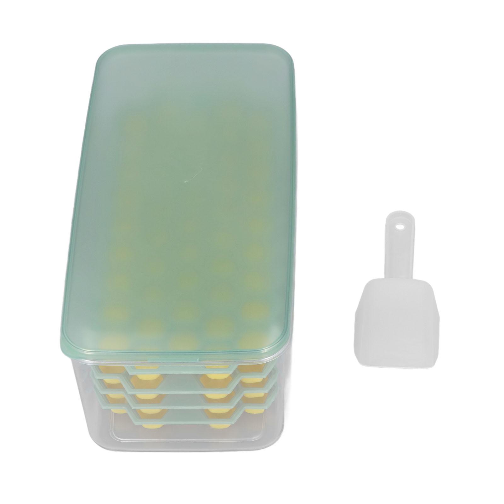 3.3L Ice Cube Tray with Scoop 4 Layers 188 Grids for Ice Cube Storage Container for Home L
3.3L Ice Cube Tray with Scoop 4 Layers 188 Grids for Ice Cube Storage Container for Home L