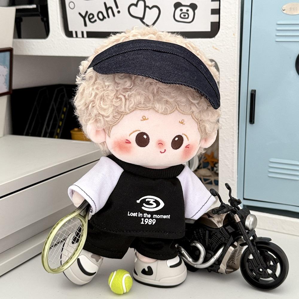 1 set Cartoon T-shirt 20cm Cotton Doll Clothes Peaked Cap Plush Doll Clothes Doll Accessories м ята зелений колір
1 set Cartoon T-shirt 20cm Cotton Doll Clothes Peaked Cap Plush Doll Clothes Doll Accessories м ята зелений колір