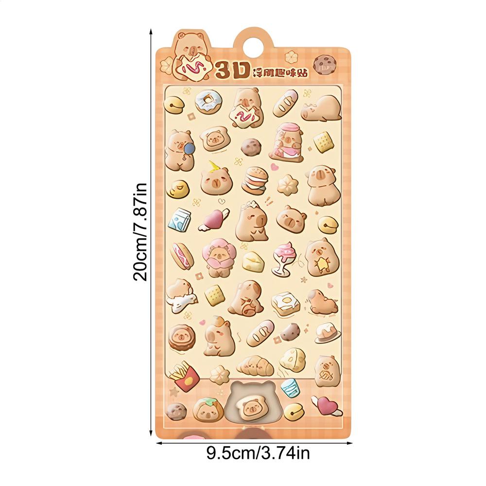 3D Stickers for Scrapbooking Capybara Party Favors Decoration Decorative Stickers for Kids Girls Teens Adults Party Favors Phone белый
3D Stickers for Scrapbooking Capybara Party Favors Decoration Decorative Stickers for Kids Girls Teens Adults Party Favors Phone белый