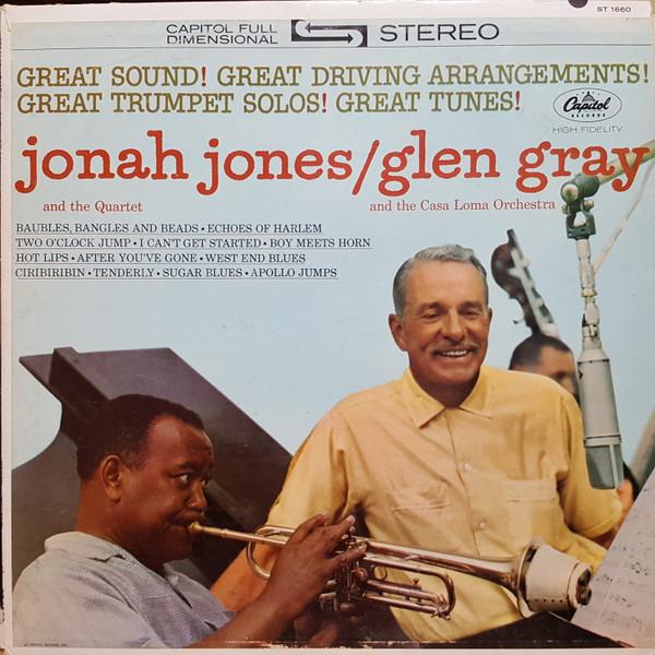 LP Record JONAH JONES QUARTET GLEN GRAY C Jonah Jones Quartet Glen Gray Cas ST1660 Capitol Records Canada Jazz Used
LP Record JONAH JONES QUARTET GLEN GRAY C Jonah Jones Quartet Glen Gray Cas ST1660 Capitol Records Canada Jazz Used