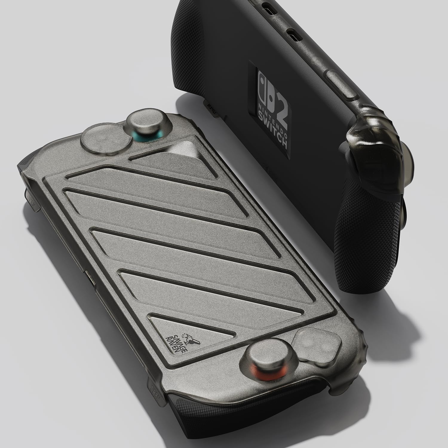 Savage Raven by Skull Front Cover Set for Switch Unique Freestanding Improved Full Protection & Co. 2, Design, Grip, (Set, Black)
Savage Raven by Skull Front Cover Set for Switch Unique Freestanding Improved Full Protection & Co. 2, Design, Grip, (Set, Black)