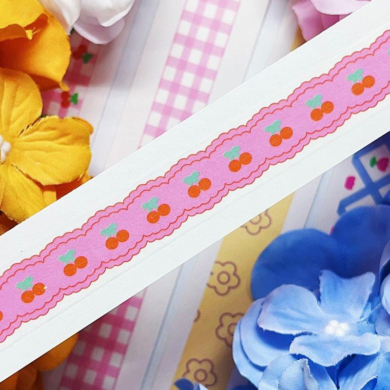 1roll Cute cartoon adhesive paper girl heart pink cherry hand account decoration sticker DIY and paper tape
1roll Cute cartoon adhesive paper girl heart pink cherry hand account decoration sticker DIY and paper tape